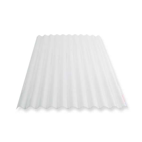 Plancha Policarbonato Ondulado Transparente STANDARD 81 x 200