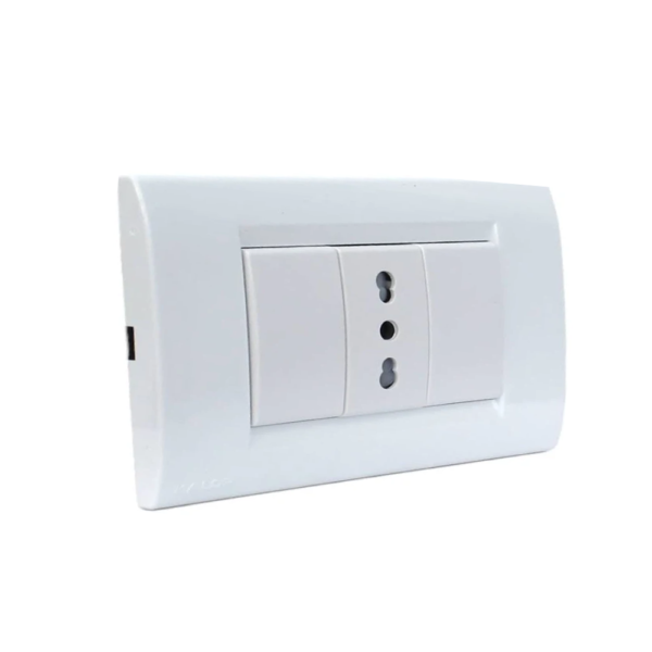 Enchufe EMB SIMPLE 16 AMP Blanco KALOP
