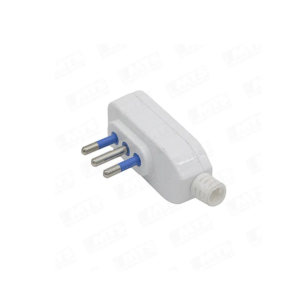 Enchufe Macho 10A 2 PTS Blanco KALOP