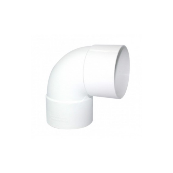 Pvc Codo 80MM Blanco 90° H Y H