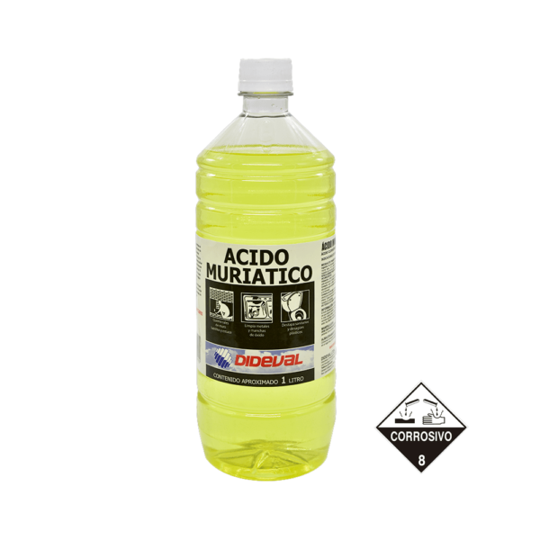 ACIDO MURIATICO 1 LT DIDEVAL