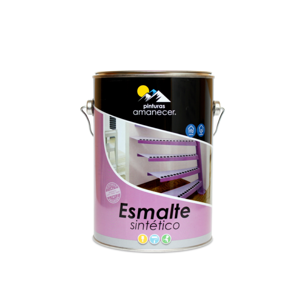 ESMALTE SINTETICO BLANCO 1/4 GALON PINTURAS AMANECER