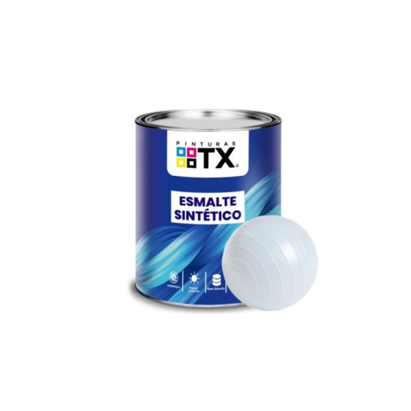 ESMALTE SINTETICO BLANCO 1/4 GL TX
