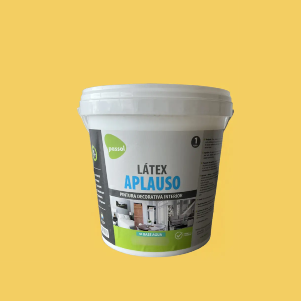 LATEX AL AGUA GALON AMARILLO PASSOL APLAUSO