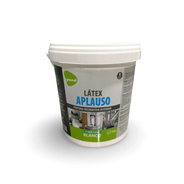 LATEX AL AGUA GALON BLANCO PASSOL APLAUSO