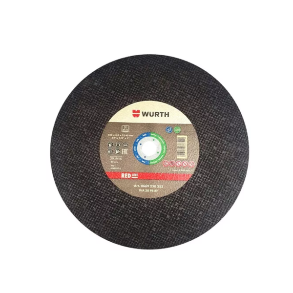 DISCO DE CORTE 14" WURTH 350 X 3,0 X 25,40mm