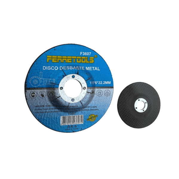 DISCO DESBASTE 4.1/2" METAL FERRETOOLS F3607