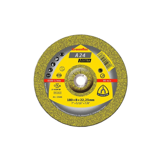 DISCO LIJA 4 1/2" ESMERIL GRANO 24  KLINGSPOR