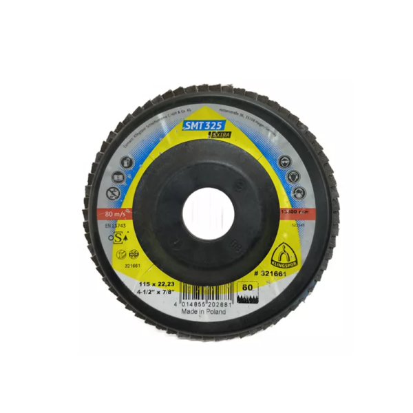 DISCO TRASLAPADO 4 1/2" GR 80 FLAP KLINGSPOR