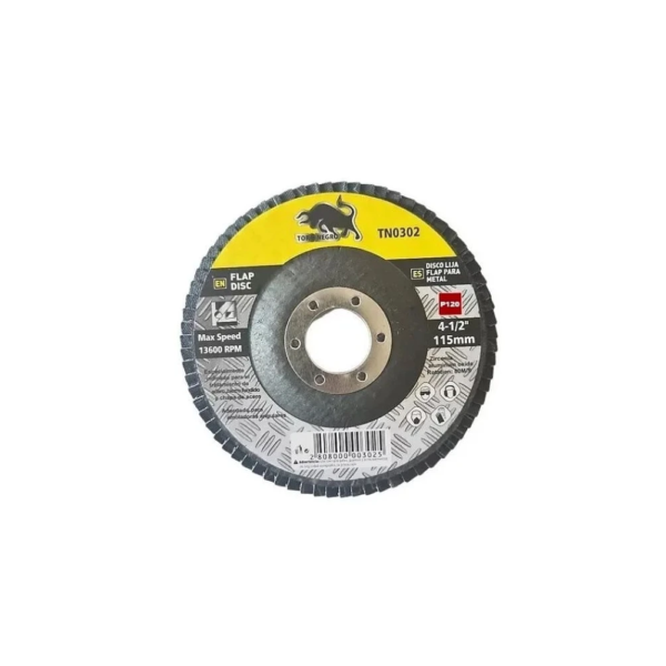 DISCO TRASLAPADO METAL 60GR 4 1/2" TORO NEGRO TN0301