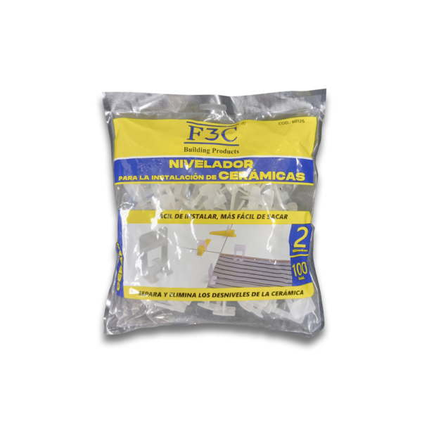 NIVELADOR CERAMICA 3MM PARA CUÑAS F3C 100 UND