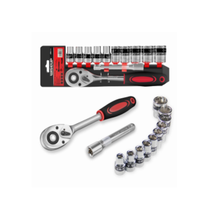 SET LLAVE DE DADOS 12 1/2" PIEZAS WISEUP