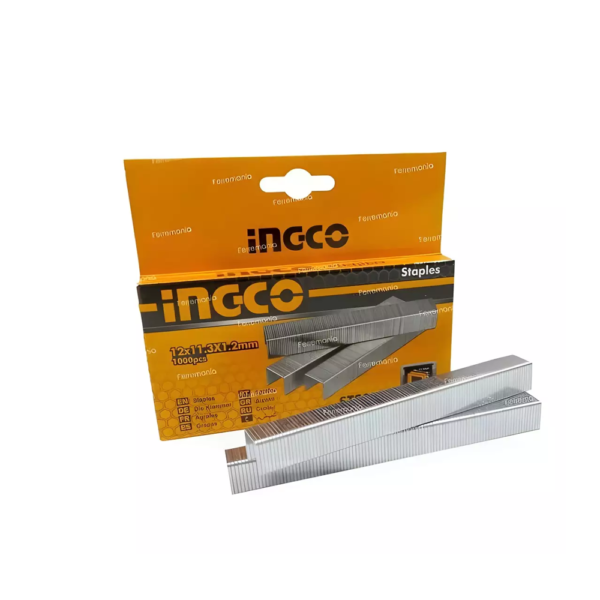 CORCHETE EN U CAJA 1000 UND 12X6X1.2MM INGCO
