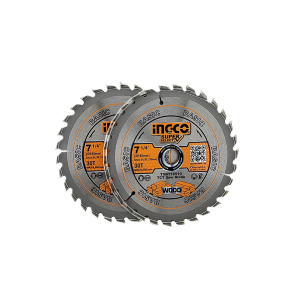 DISCO CORTE MADERA (2 HOJAS) 7 1/4" 30T DIENTES INGCO
