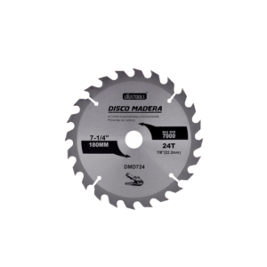 DISCO CORTE MADERA 7 1/4" 24T - 180mm UYUSTOOLS